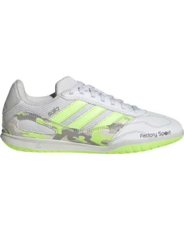ADIDAS Botas De Futbol Sala Super Sala Iii Indoor Crystal White - Hi-Res Yellow - Off White en blanco para unisex CRYSTAL WHITE