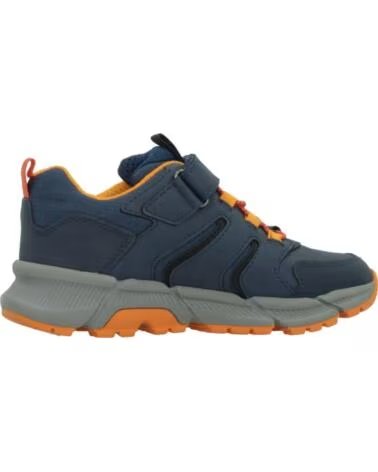 GEOX ZAPATILLAS J56LCD 0FUME PARA NIÑO, DISEÑO ERGONÓMICO EN AZUL C4J2T