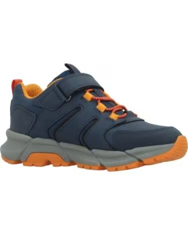 GEOX ZAPATILLAS J56LCD 0FUME PARA NIÑO, DISEÑO ERGONÓMICO EN AZUL C4J2T