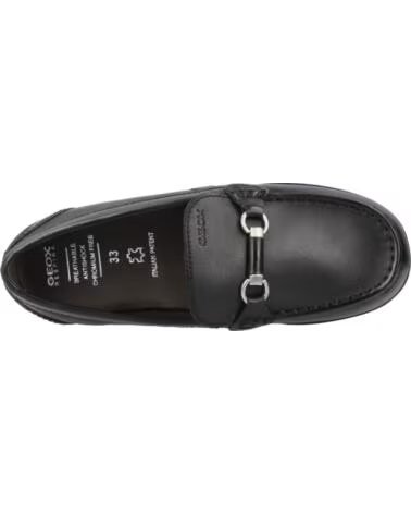 GEOX MOCASSINS NINO J746CC 00043 COR PRETO C9999