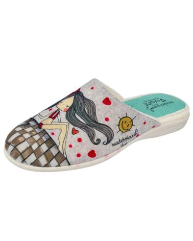 Pantufas VIVANT  de Mulher IL-C-221230 ZAPATILLAS DE CASA M  GRIS