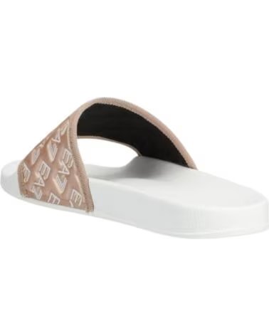 ARMANI EA7 CLAQUETTES EMPORIO XCP010 XK340 N341 WHITE ROSE GOLD WHITEROSE
