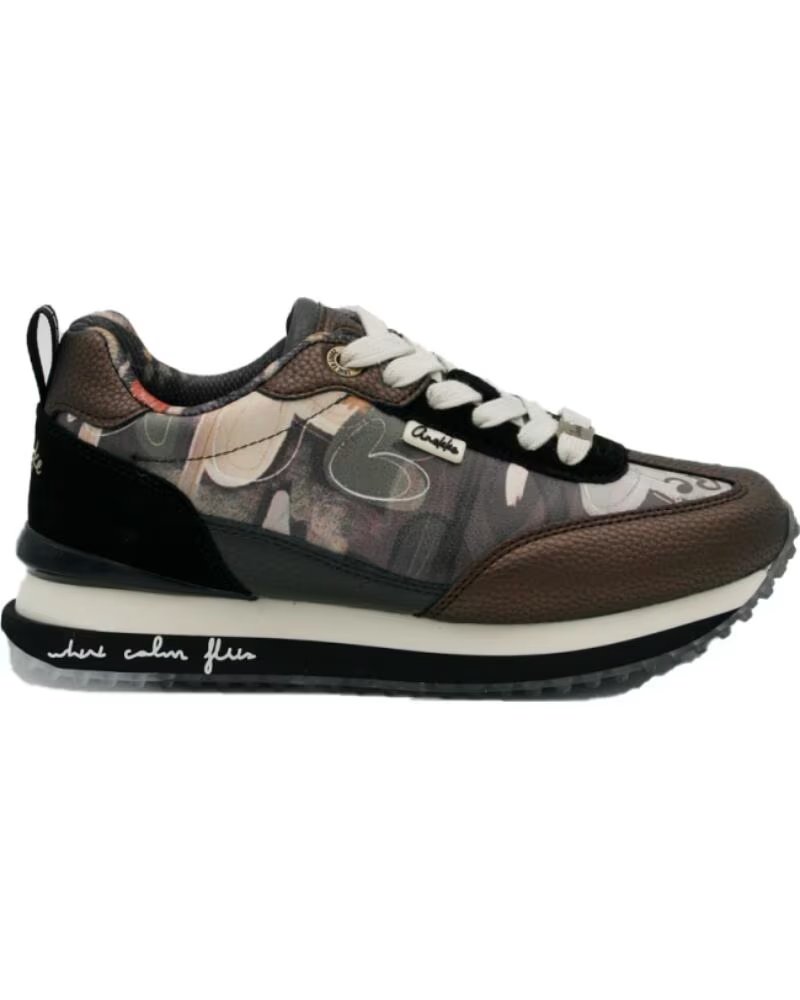 ANEKKE SNEAKERS NEW YORK - CALZADO CASUAL DE MUJER NEGRO
