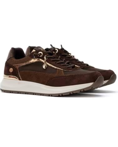 XTI ZAPATILLAS DEPORTIVAS 146138 EN TONO MARRÓN MARRON