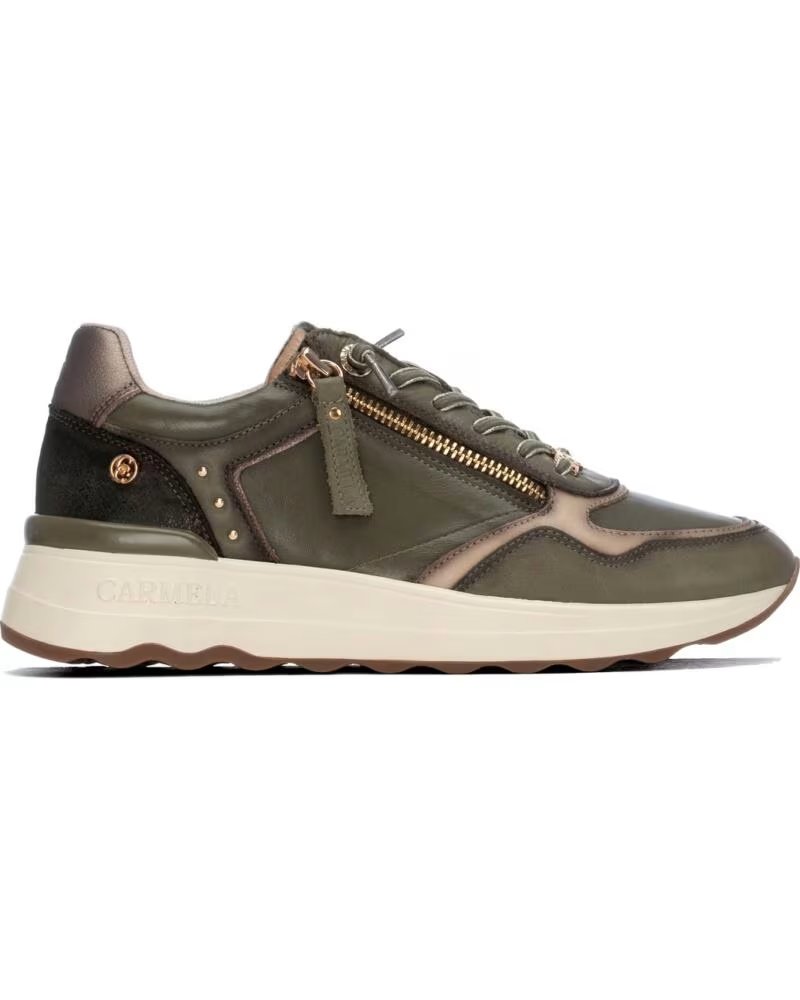 CARMELA ZAPATILLAS DEPORTIVAS CASUALES 164221 EN KAKI