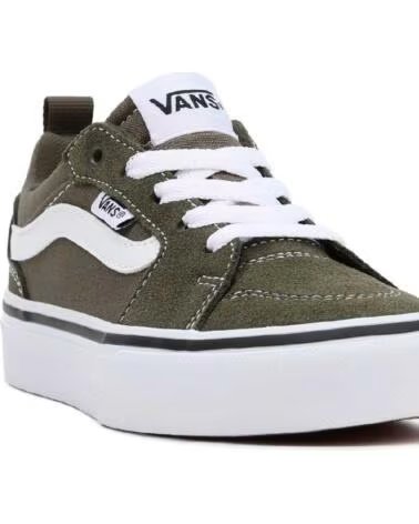 VANS OFF THE WALL ZAPATILLAS FILMORE SUEDE CANVAS JR - KAKI Y BLANCO BBU