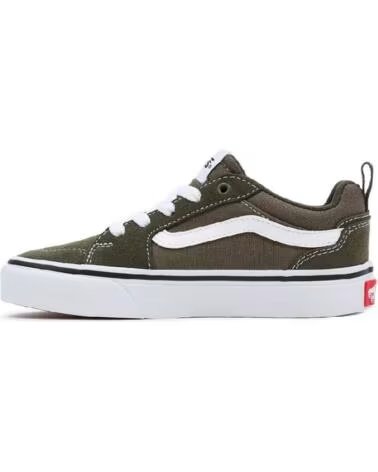 VANS OFF THE WALL ZAPATILLAS FILMORE SUEDE CANVAS JR - KAKI Y BLANCO BBU