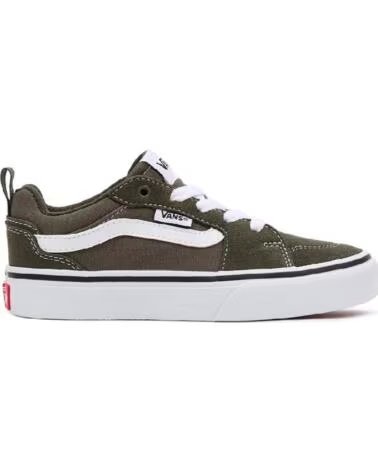 VANS OFF THE WALL ZAPATILLAS FILMORE SUEDE CANVAS JR - KAKI Y BLANCO BBU