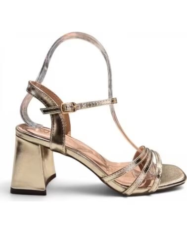 TIMBOS SANDALIA DE TACÓN PARA FIESTA, MODELO 133125 EN COLOR DORADO AMARILLO