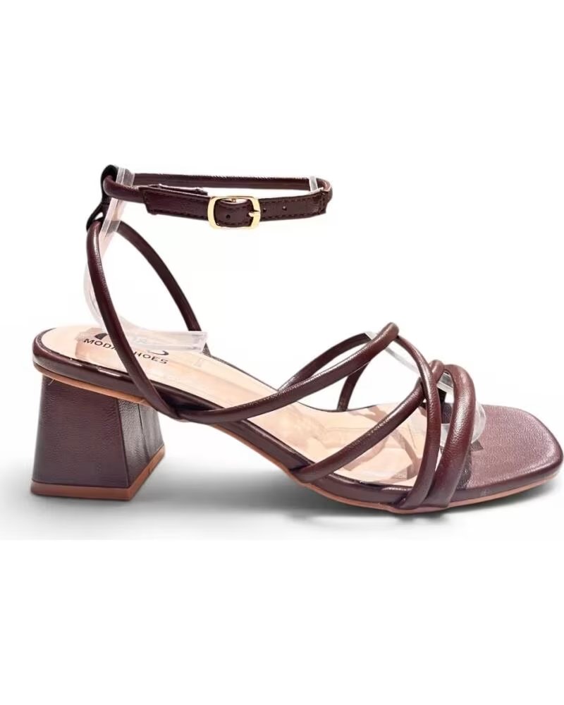 TIMBOS SANDALIAS DE TACÓN PARA MUJER 133122 MARRóN