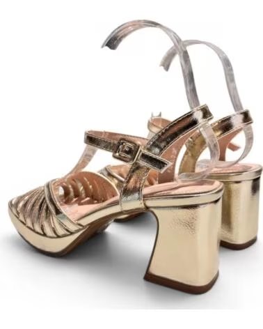 TIMBOS SANDALIA DE FIESTA CON TACÓN Y PLATAFORMA 133123 AMARILLO