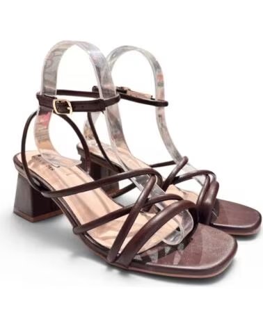 TIMBOS SANDALIAS DE TACÓN PARA MUJER 133122 MARRóN