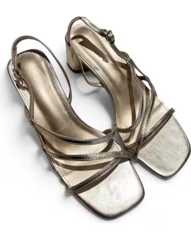 TIMBOS SANDALIAS DE TACÓN FIESTA 133120 COLOR ORO AMARILLO