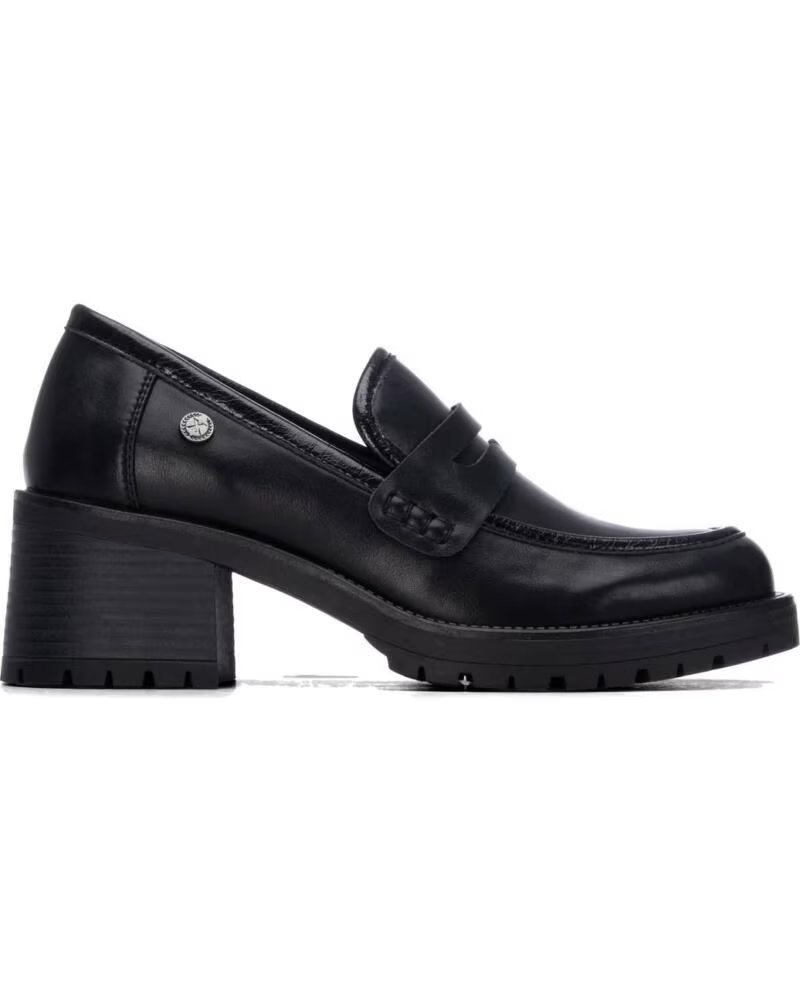 XTI MOCASÍN DE TACÓN 146084 NEGRO