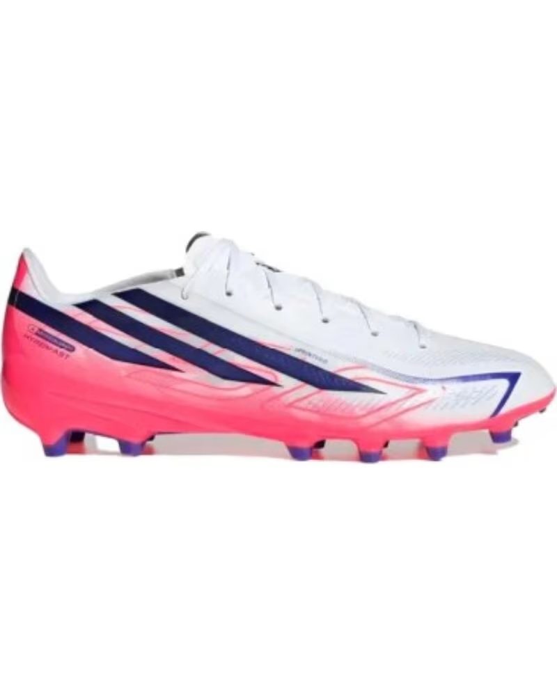 ADIDAS Botas De Futbol F50 Hyperfast League Cloud White - Solar Purple - Solar Turbo en blanco para unisex FTWWHT-SOLPUR-SOLTUR