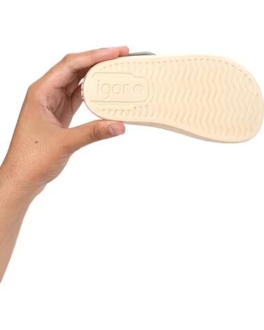 IGOR BAREFOOT JELLY SANDAL MALIBU S10370 MARFIL