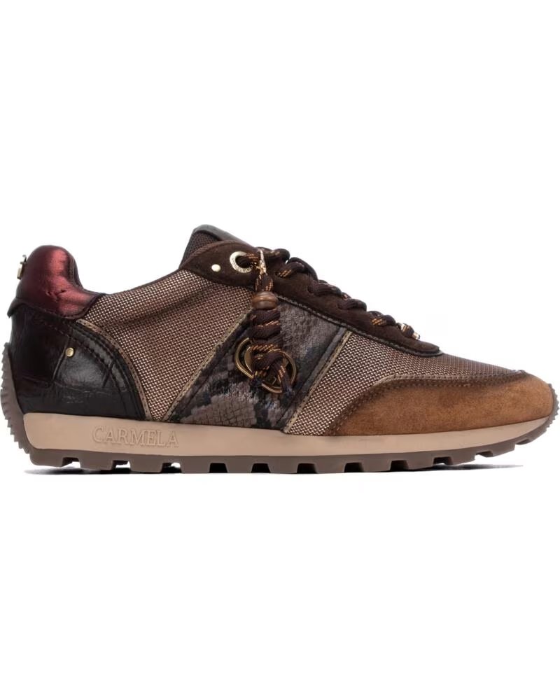 CARMELA 16423701 ZAPATILLAS CASUAL MARRÓN MARRON
