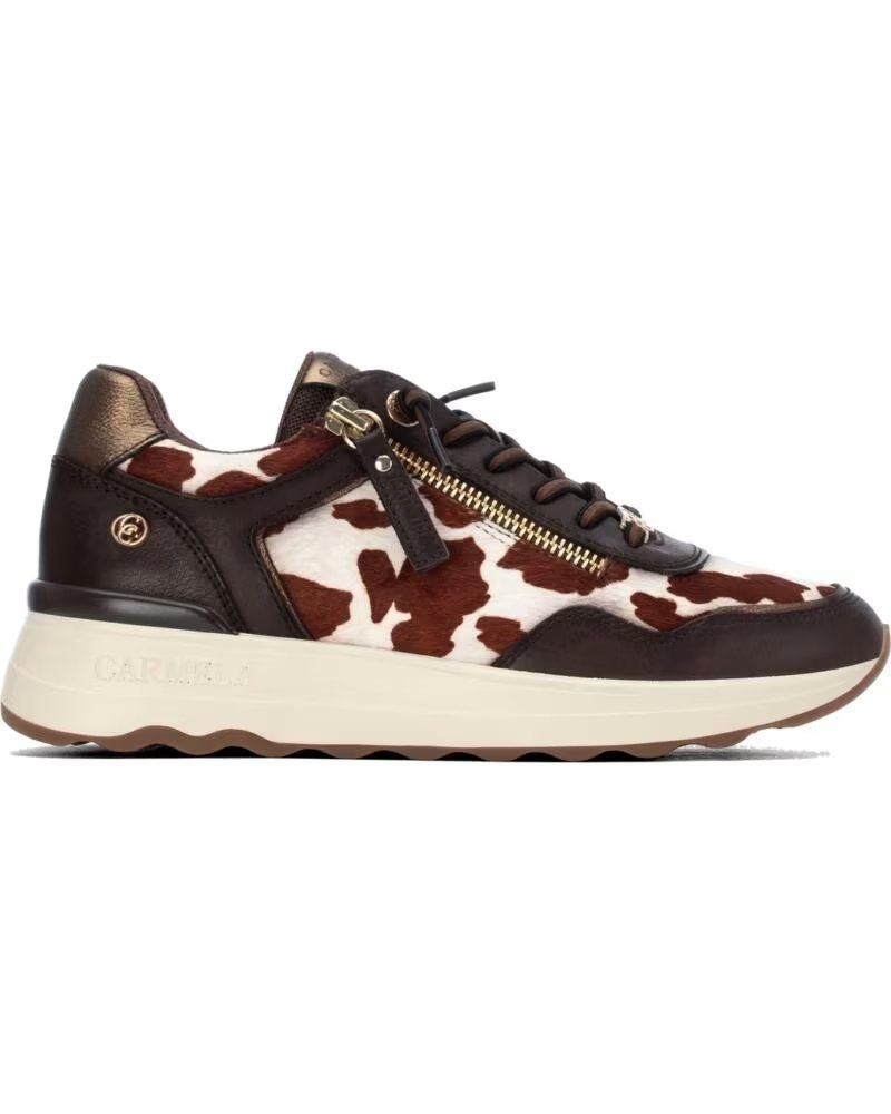 CARMELA 164360 ZAPATILLAS CASUAL MARRÓN CON ESTAMPADO MARRON