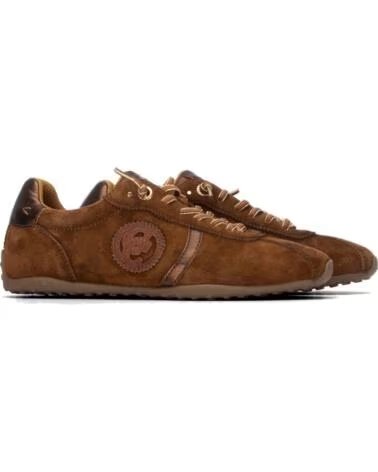 CARMELA 164383 ZAPATILLAS CASUAL DE PIEL ANTE CAMEL