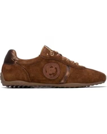 CARMELA 164383 ZAPATILLAS CASUAL DE PIEL ANTE CAMEL