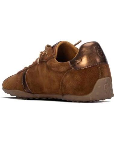 CARMELA 164383 ZAPATILLAS CASUAL DE PIEL ANTE CAMEL