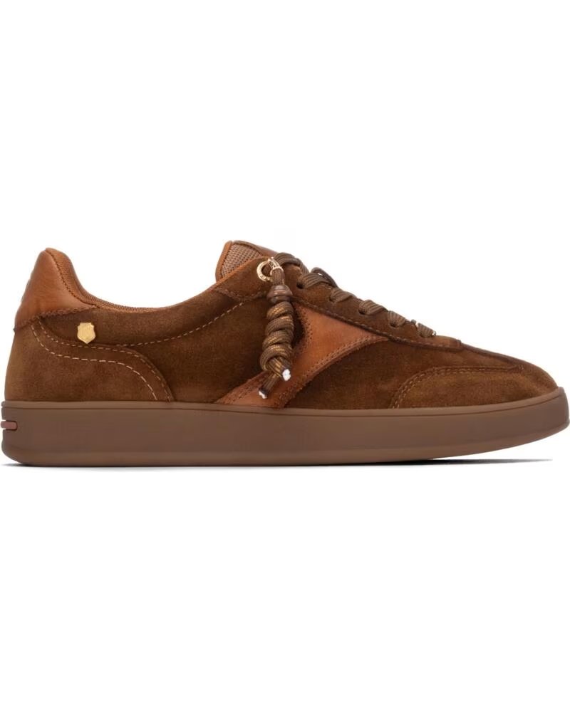 CARMELA 164372 ZAPATILLAS CASUAL DE PIEL EN COLOR CAMEL