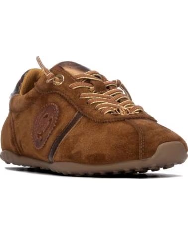 CARMELA 164383 ZAPATILLAS CASUAL DE PIEL ANTE CAMEL