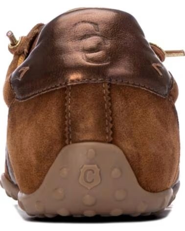 CARMELA 164383 ZAPATILLAS CASUAL DE PIEL ANTE CAMEL