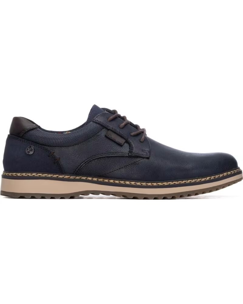 XTI ZAPATOS CASUALES DE CORDONES PARA HOMBRE 146713 NAVY