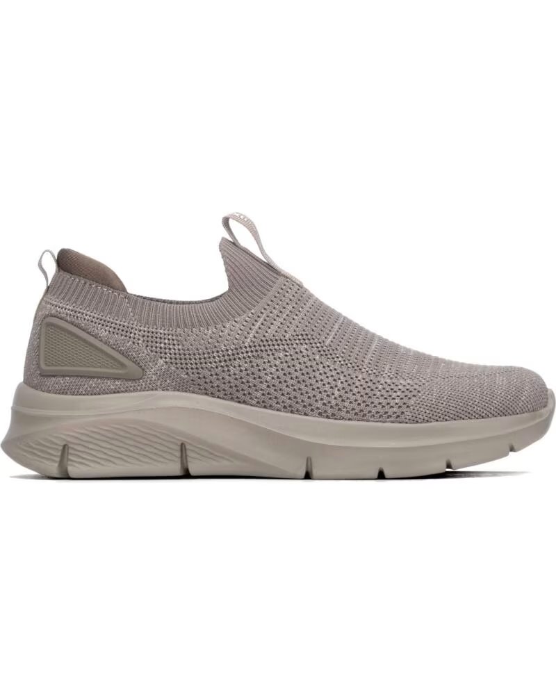 XTI ZAPATILLAS DEPORTIVAS 146755 DE ESTILO SLIP-ON EN COLOR TOPO TAUPE