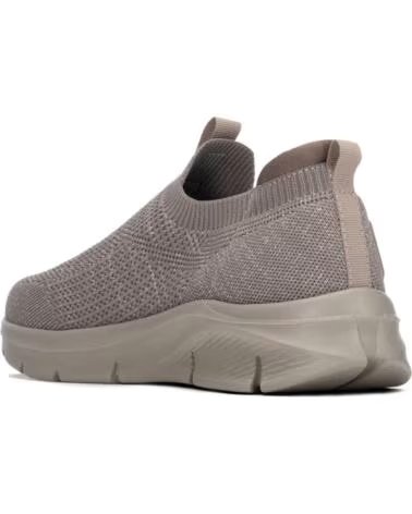 XTI ZAPATILLAS DEPORTIVAS 146755 DE ESTILO SLIP-ON EN COLOR TOPO TAUPE