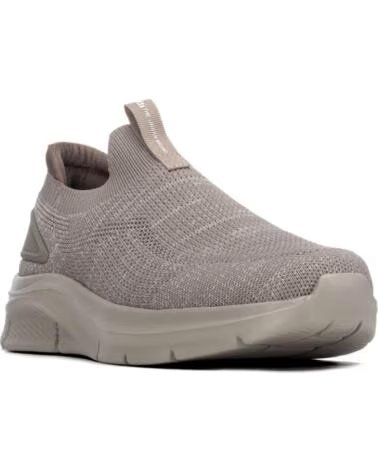 XTI ZAPATILLAS DEPORTIVAS 146755 DE ESTILO SLIP-ON EN COLOR TOPO TAUPE