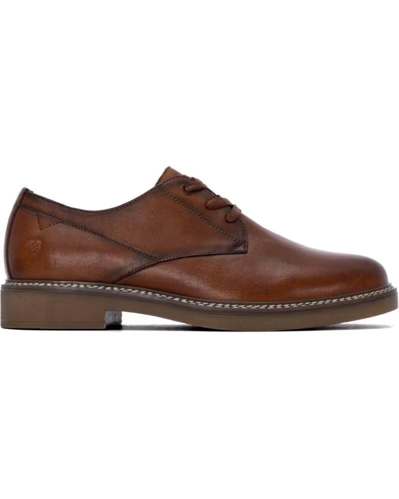 CARMELA ZAPATOS DE CORDONES 164200 EN PIEL COLOR CAMEL