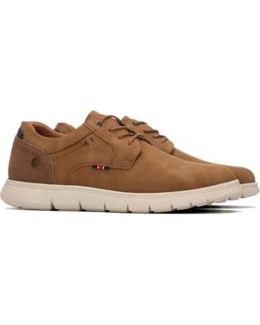 REFRESH Zapato de hombre 176708 Camel MARRóN