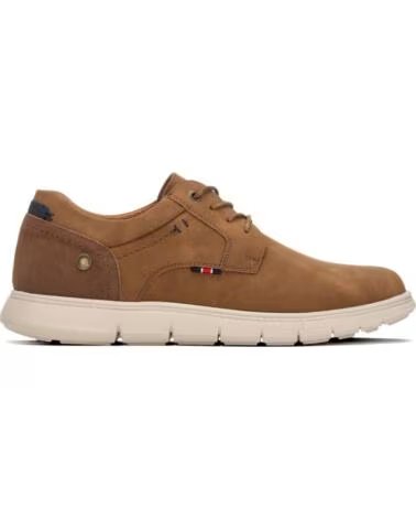 REFRESH Zapato de hombre 176708 Camel MARRóN
