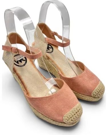 TIMBOS SANDALIA DE CUNA Y ESPARTO ROSA