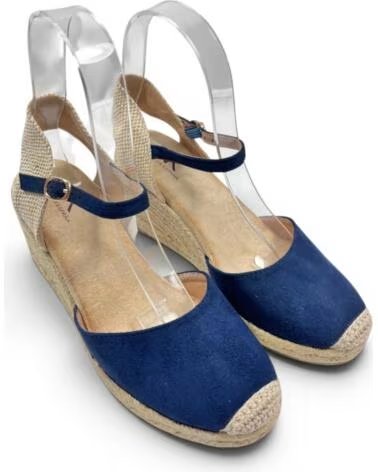 TIMBOS SANDALIA DE CUNA EN ESPARTO AZUL MARINO 133367