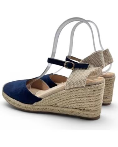 TIMBOS SANDALIA DE CUNA EN ESPARTO AZUL MARINO 133367