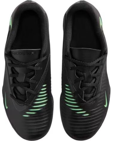 NIKE Zapatillas Jr Phantom 6 Low Club Black-Illusion Green-Black en negro para ninos unisex BLACK OR GREY