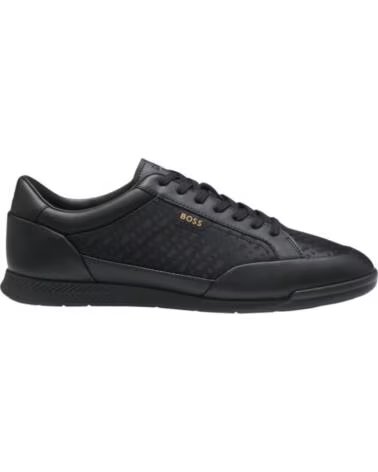 BOSS ZAPATILLAS DE HOMBRE NITAN LOWP NEGRAS NEGRO