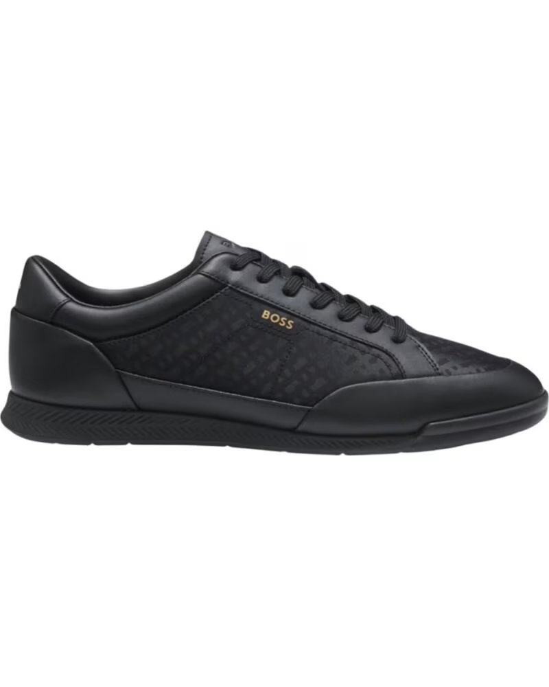 BOSS ZAPATILLAS DE HOMBRE NITAN LOWP NEGRAS NEGRO