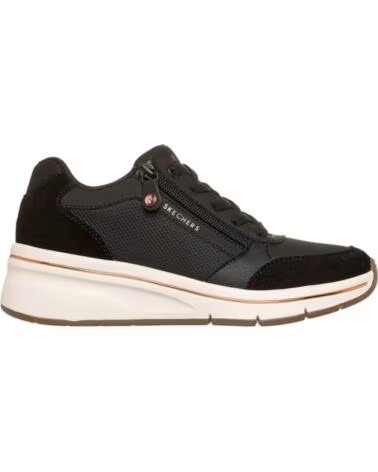 SKECHERS BILLION FLEX - LUXE UP SNEAKERS NEGRO