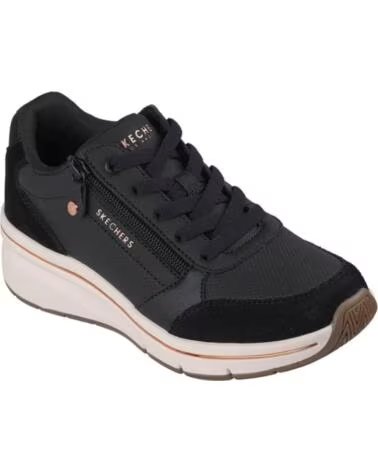SKECHERS BILLION FLEX - LUXE UP SNEAKERS NEGRO