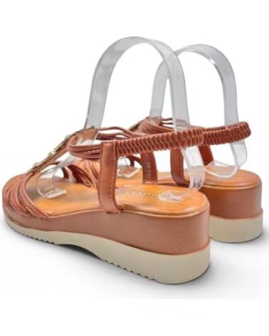 TIMBOS BEQUEME KEILSANDALE CAMEL 133373 MARRóN