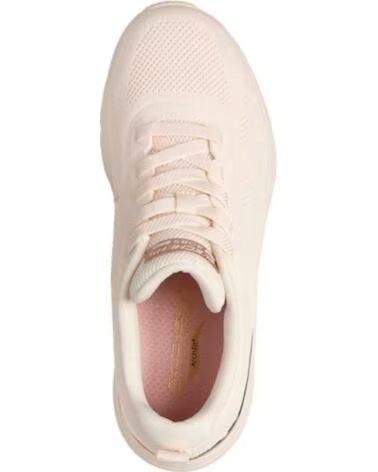 SKECHERS BOBS ARCH FIT ELEV8 SNEAKERS MUJER BEIG BEIGE