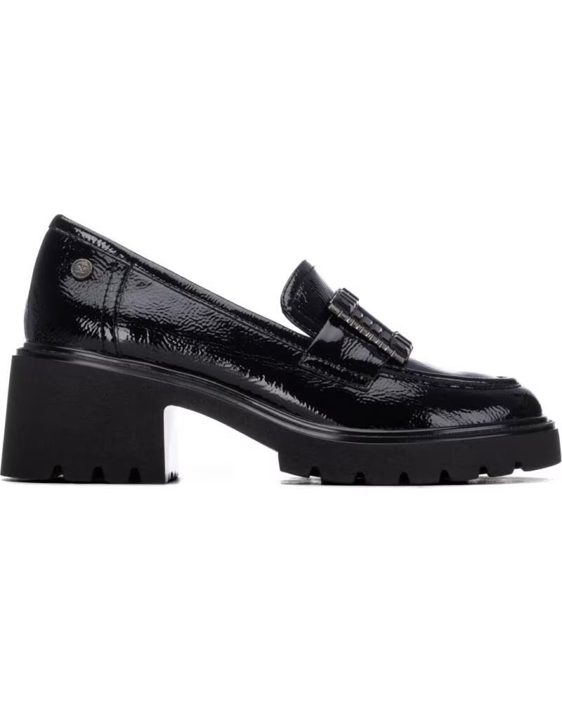 XTI MOCASÍN TACÓN ANCHO 146229 NEGRO