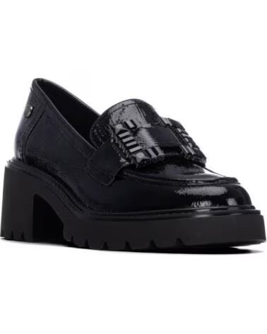 XTI MOCASÍN TACÓN ANCHO 146229 NEGRO