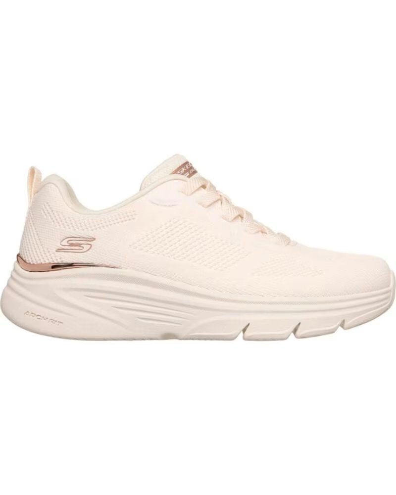 SKECHERS BOBS ARCH FIT ELEV8 SNEAKERS MUJER BEIG BEIGE