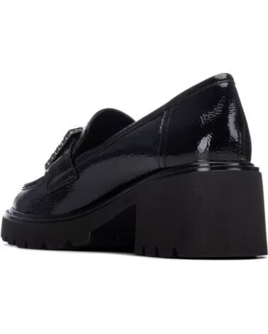 XTI MOCASÍN TACÓN ANCHO 146229 NEGRO