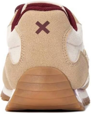 XTI ZAPATILLAS CASUAL 146277 EN BEIGE CON DETALLES ESTILO RETRO